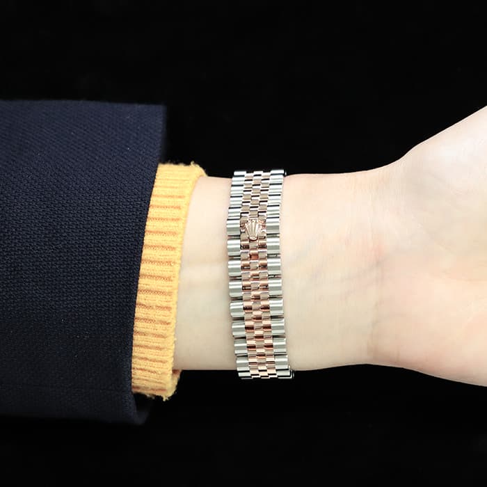 ROLEX ロレックス デイトジャスト 31 278271 チョコレート ローマ VIダイヤ ジュビリーブレス 27