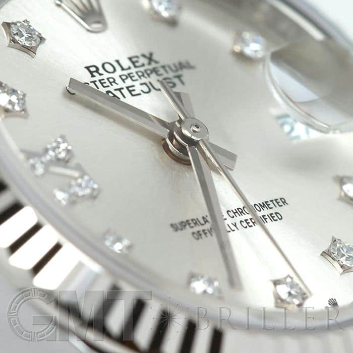 ROLEX ロレックス デイトジャスト 28 279174G シルバー スター Ⅸダイヤ ジュビリーブレス 11