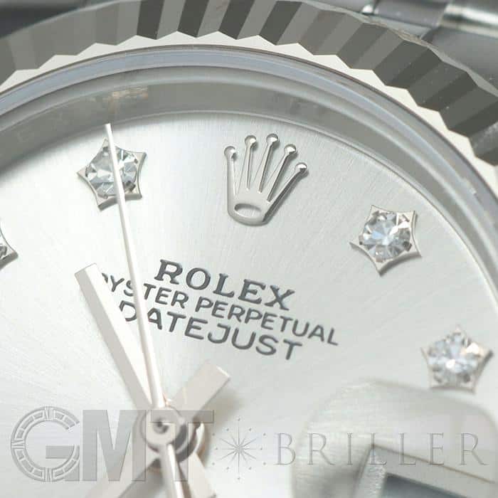 ROLEX ロレックス デイトジャスト 28 279174G シルバー スター Ⅸダイヤ ジュビリーブレス 12