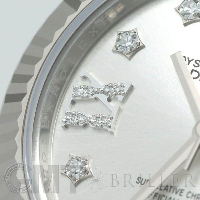 ROLEX ロレックス デイトジャスト 28 279174G シルバー スター Ⅸダイヤ ジュビリーブレス 13