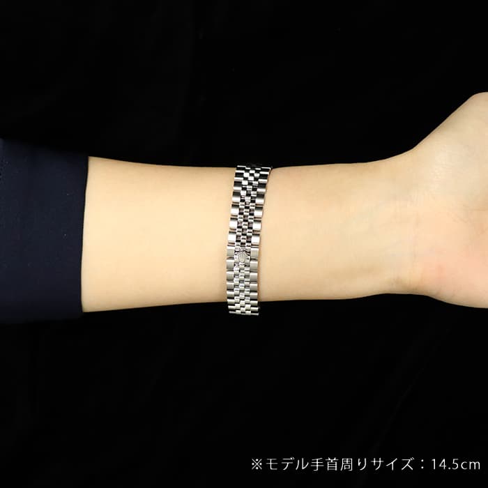 ROLEX ロレックス デイトジャスト 28 279174G シルバー スター Ⅸダイヤ ジュビリーブレス 27