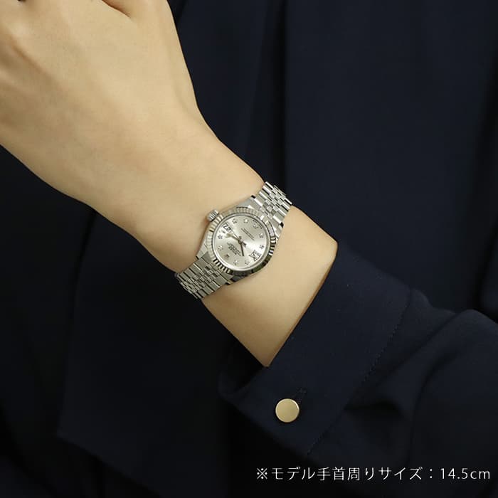 ROLEX ロレックス デイトジャスト 28 279174G シルバー スター Ⅸダイヤ ジュビリーブレス 28