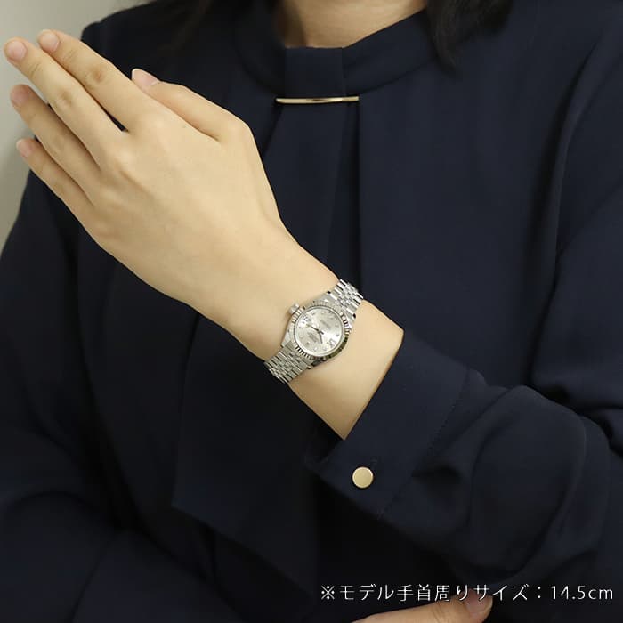 ROLEX ロレックス デイトジャスト 28 279174G シルバー スター Ⅸダイヤ ジュビリーブレス 29