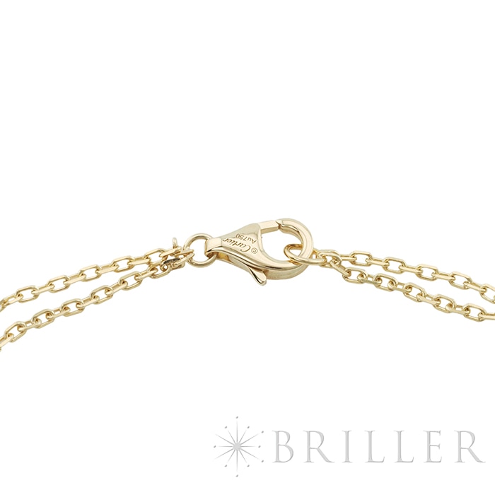 CARTIER カルティエ ラブ ブレスレット チェーン ダイヤモンド 2石 イエローゴールド CRB6038300 4