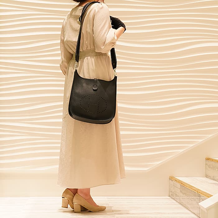 エルメス サンダル ホワイト エヴリン 40 25.0cm レザー HERMES | www
