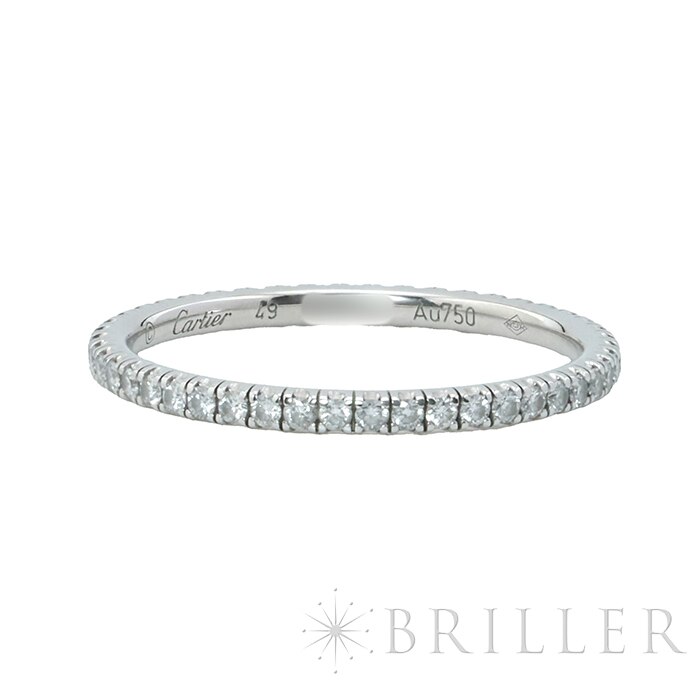 CARTIER カルティエ エタンセル ドゥ カルティエ リング 9号 1.5mm パヴェセッティング ダイヤモンド ホワイトゴールド B4210400 メイン