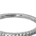 CARTIER カルティエ エタンセル ドゥ カルティエ リング 9号 1.5mm パヴェセッティング ダイヤモンド ホワイトゴールド B4210400 9