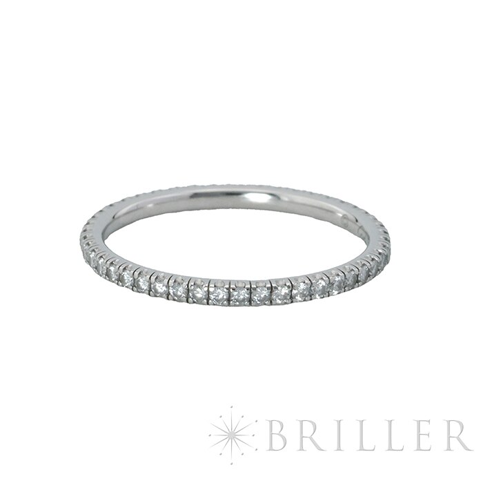 CARTIER カルティエ エタンセル ドゥ カルティエ リング 9号 1.5mm パヴェセッティング ダイヤモンド ホワイトゴールド B4210400 10