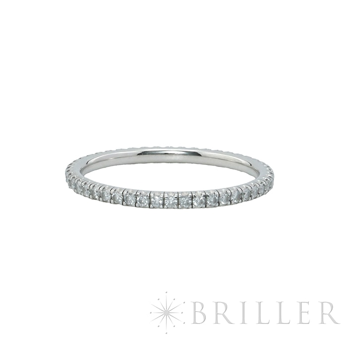 CARTIER カルティエ エタンセル ドゥ カルティエ リング 9号 1.5mm パヴェセッティング ダイヤモンド ホワイトゴールド B4210400 1