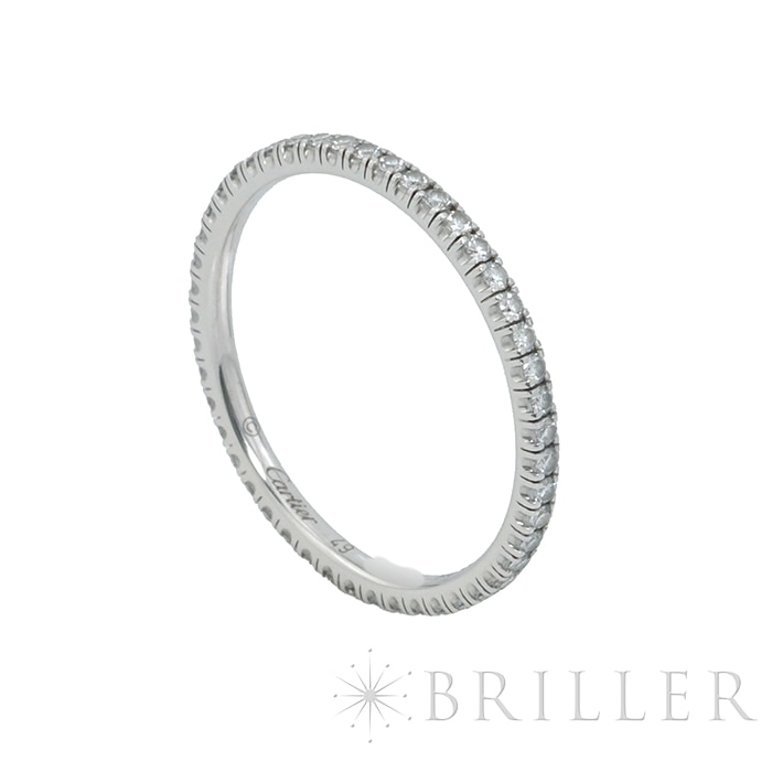 CARTIER カルティエ エタンセル ドゥ カルティエ リング 9号 1.5mm パヴェセッティング ダイヤモンド ホワイトゴールド B4210400 4