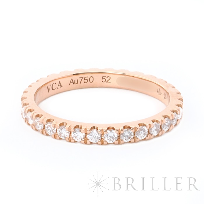 Van Cleef & Arpels ヴァン クリーフ&アーペル フェリシテ エタニティ リング 2.1mm ローズゴールド ダイヤモンド 12号 VCARP7RH00 メイン