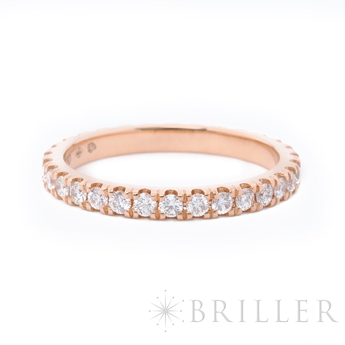 Van Cleef & Arpels ヴァン クリーフ&アーペル フェリシテ エタニティ リング 2.1mm ローズゴールド ダイヤモンド 12号 VCARP7RH00 11