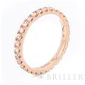 Van Cleef & Arpels ヴァン クリーフ&アーペル フェリシテ エタニティ リング 2.1mm ローズゴールド ダイヤモンド 12号 VCARP7RH00 7