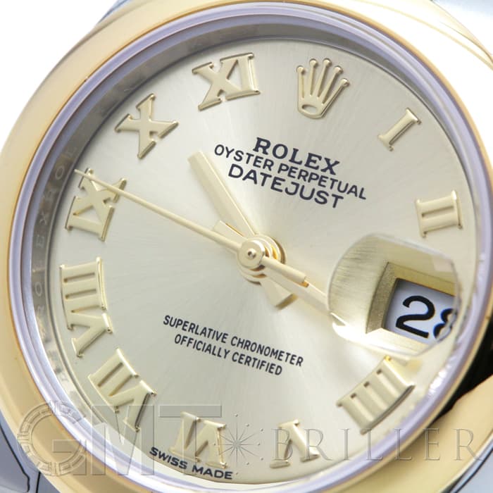 ROLEX ロレックス デイトジャスト 28 279163 シャンパンローマ オイスターブレス 4