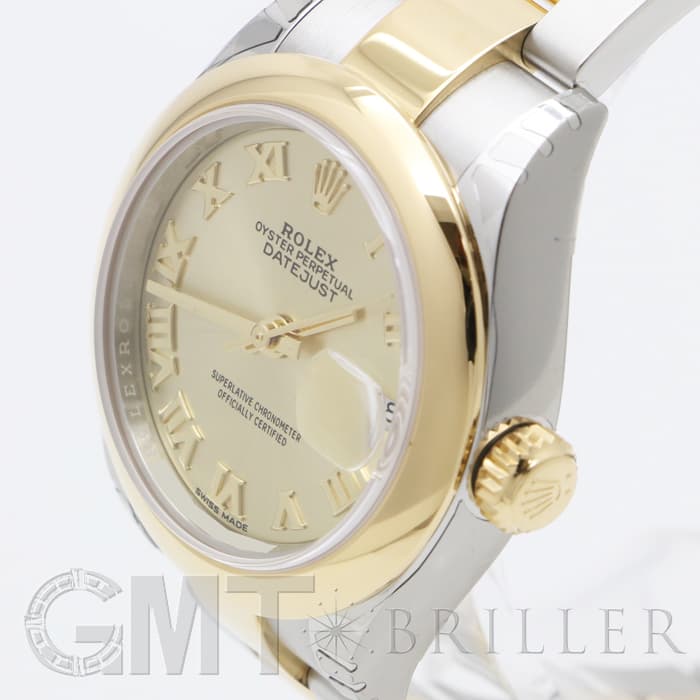 ROLEX ロレックス デイトジャスト 28 279163 シャンパンローマ オイスターブレス 8