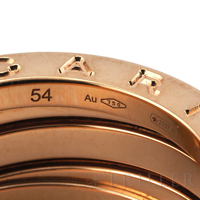 BVLGARI ブルガリ ビーゼロ1 ピンクゴールド 335935 14号 9