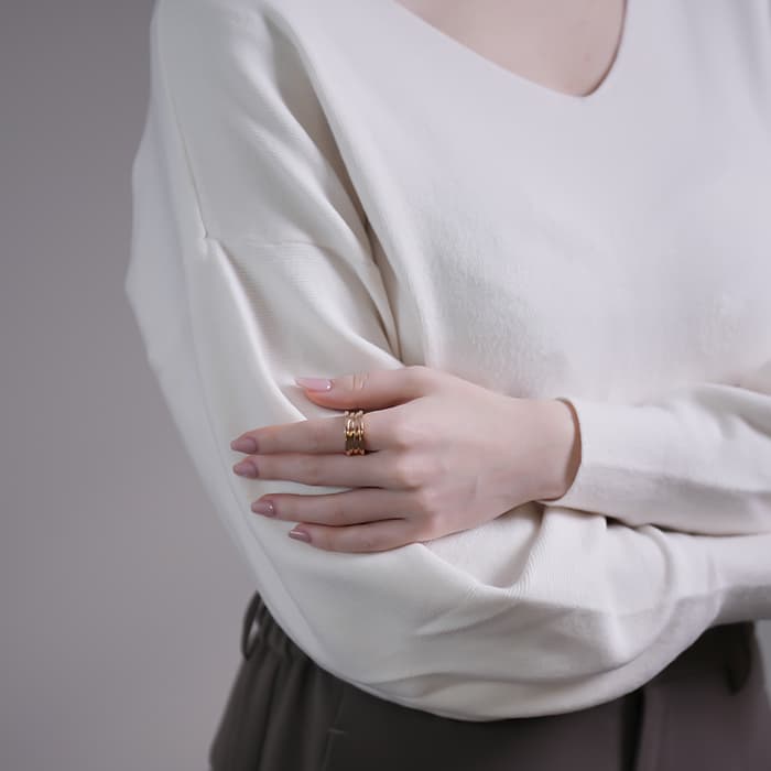 BVLGARI ブルガリ ビーゼロ1 ピンクゴールド 335935 14号 14