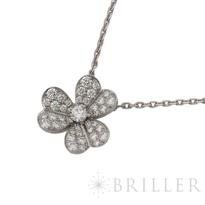 Van Cleef & Arpels ヴァン クリーフ&アーペル フリヴォル ペンダント ネックレス スモールモデル ホワイトゴールド ダイヤモンド VCARD31800 11