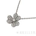 Van Cleef & Arpels ヴァン クリーフ&アーペル フリヴォル ペンダント ネックレス スモールモデル ホワイトゴールド ダイヤモンド VCARD31800 11