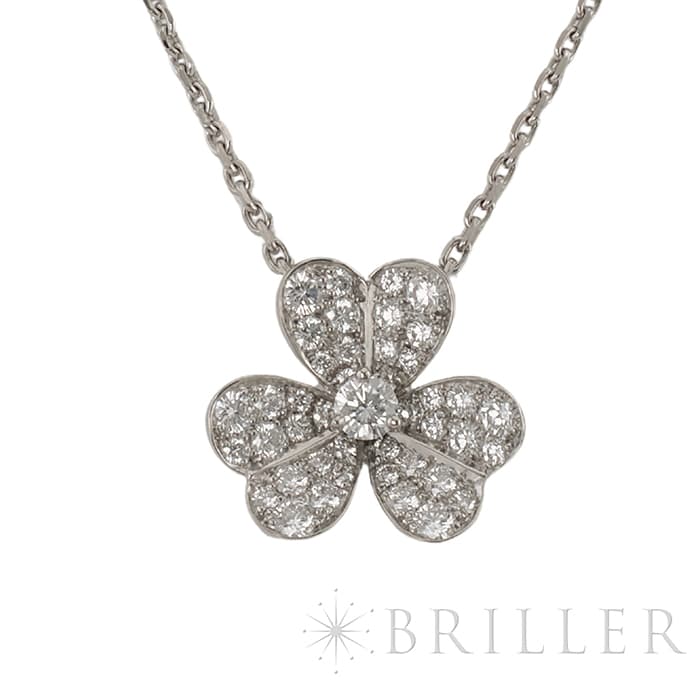 Van Cleef & Arpels ヴァン クリーフ&アーペル フリヴォル ペンダント ネックレス スモールモデル ホワイトゴールド ダイヤモンド VCARD31800 1
