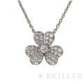 Van Cleef & Arpels ヴァン クリーフ&アーペル フリヴォル ペンダント ネックレス スモールモデル ホワイトゴールド ダイヤモンド VCARD31800 1