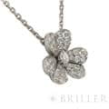Van Cleef & Arpels ヴァン クリーフ&アーペル フリヴォル ペンダント ネックレス スモールモデル ホワイトゴールド ダイヤモンド VCARD31800 6