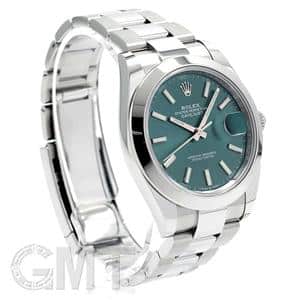 ROLEX ロレックス デイトジャスト 41 126300 ミントグリーン オイスターブレスレット