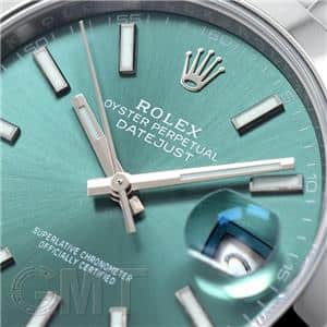 ROLEX ロレックス デイトジャスト 41 126300 ミントグリーン オイスターブレスレット
