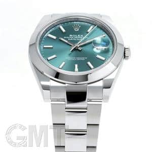 ROLEX ロレックス デイトジャスト 41 126300 ミントグリーン オイスターブレスレット