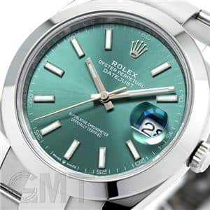 ROLEX ロレックス デイトジャスト 41 126300 ミントグリーン オイスターブレスレット