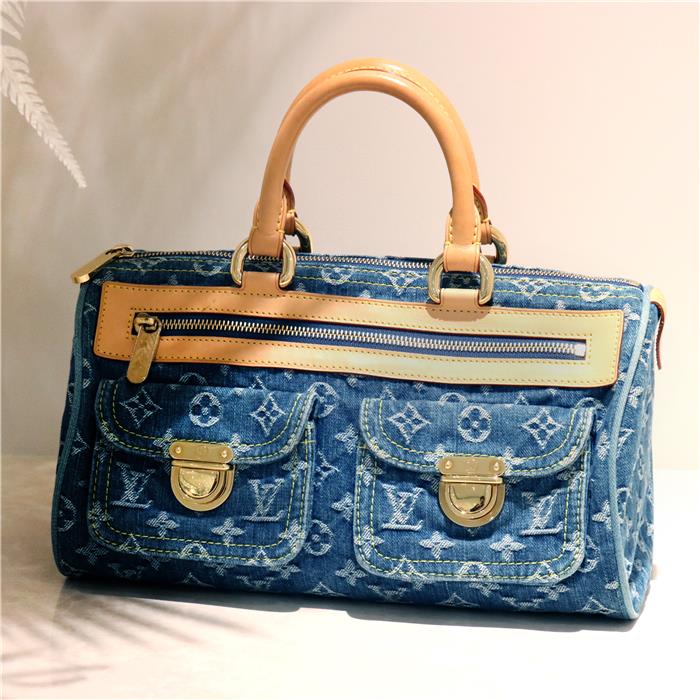 ルイヴィトンネオスピーディ モノグラムデニムバッグ | ルイヴィトン ...