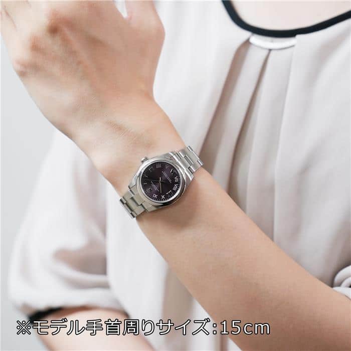 ROLEX ロレックス オイスターパーペチュアル 31mm 177200 レッドグレープ 28