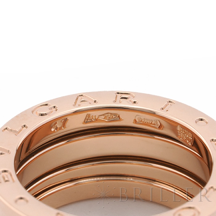 BVLGARI ブルガリ ビーゼロ1 リング ピンクゴールド 7号 335928 8