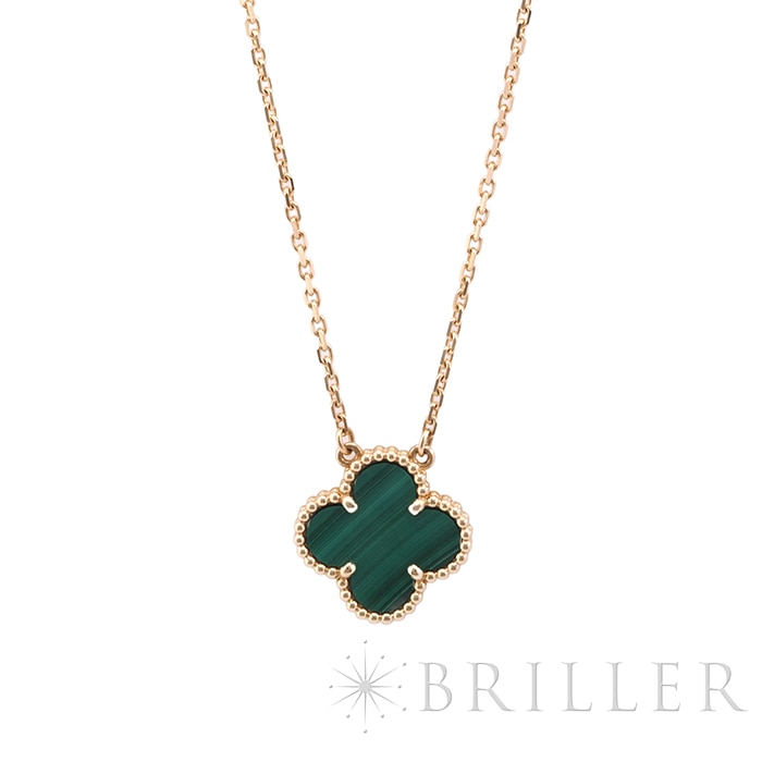 Van Cleef & Arpels ヴァン クリーフ&アーペル アルハンブラ ヴィンテージ アルハンブラ ペンダント ネックレス イエローゴールド マラカイト VCARO9VA00 メイン