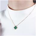 Van Cleef & Arpels ヴァン クリーフ&アーペル アルハンブラ ヴィンテージ アルハンブラ ペンダント ネックレス イエローゴールド マラカイト VCARO9VA00 14