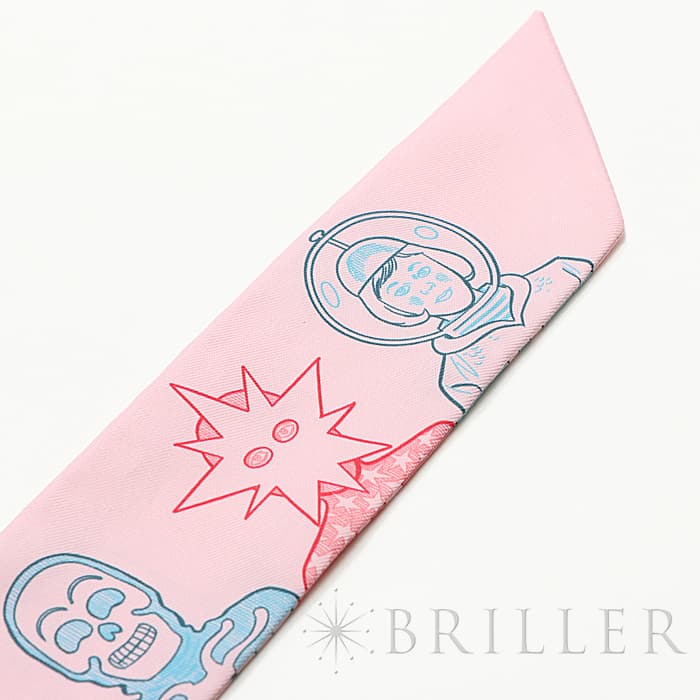 HERMES エルメス ツイリー ツイリー シルク ドレスコード ピンク 16