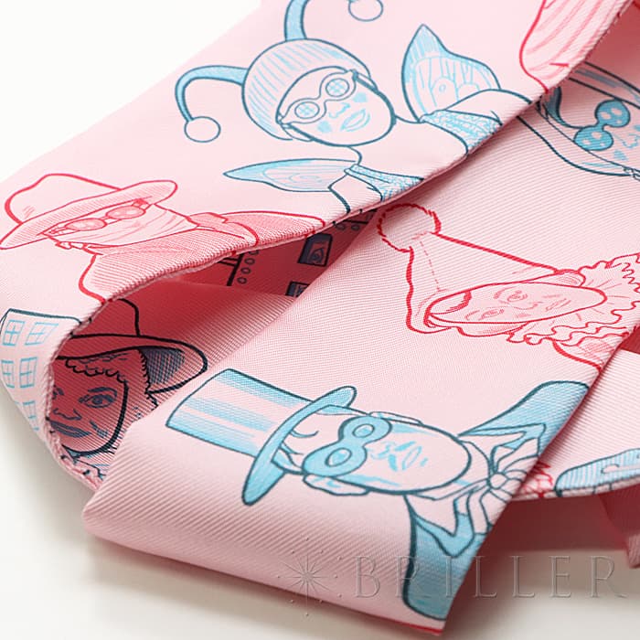 HERMES エルメス ツイリー ツイリー シルク ドレスコード ピンク 19