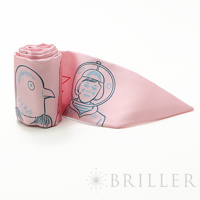 HERMES エルメス ツイリー ツイリー シルク ドレスコード ピンク 27