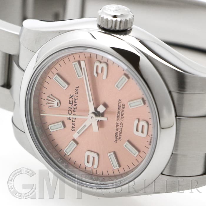ROLEX ロレックス オイスターパーペチュアル 176200 ピンク 369 12