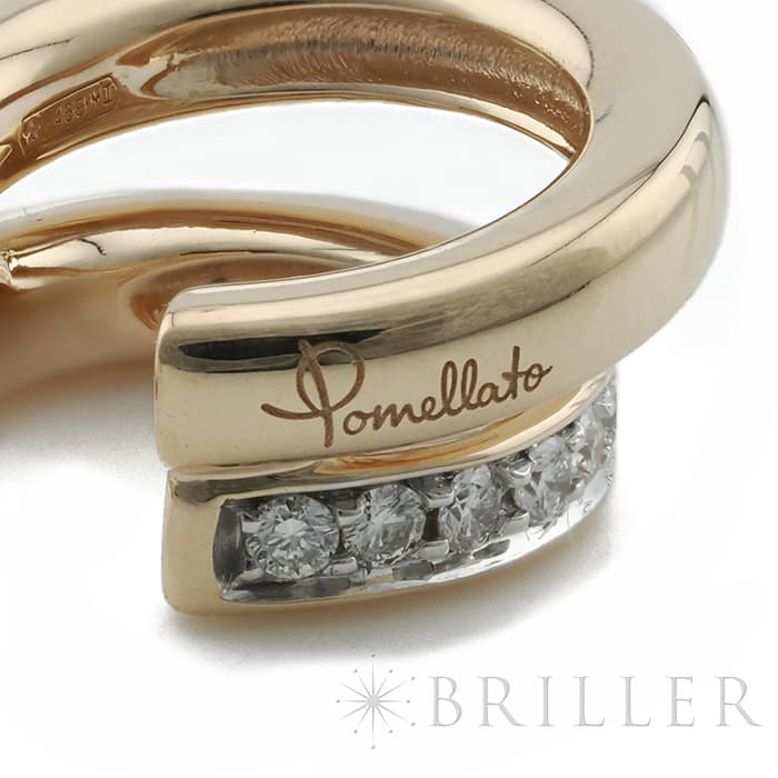POMELLATO ポメラート ポメラート トゥギャザー イヤリング ピアス ローズゴールド ダイヤモンド POB8111_O7000_DB000 TOGETHER 4