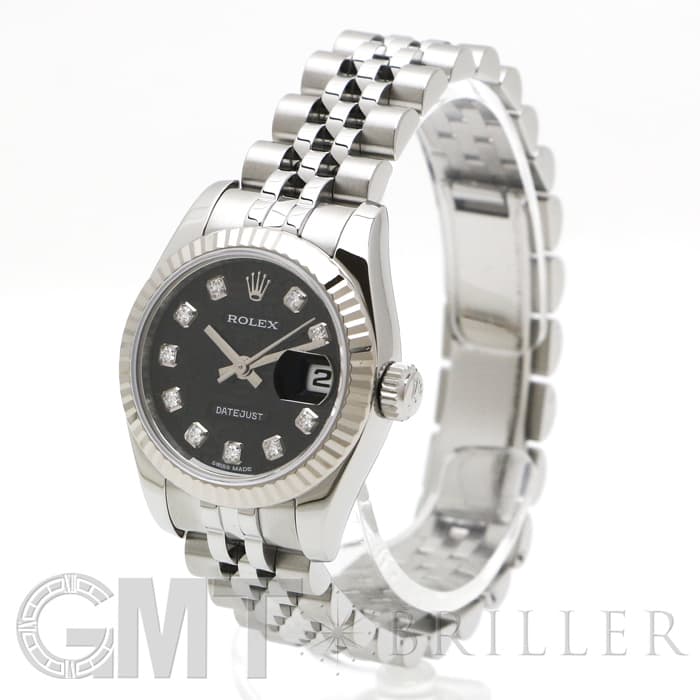 ROLEX ロレックス デイトジャスト 179174G ブラック コンピューター ランダムシリアル 10