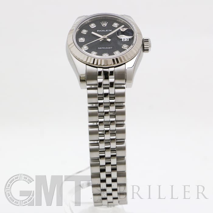 ROLEX ロレックス デイトジャスト 179174G ブラック コンピューター ランダムシリアル 11