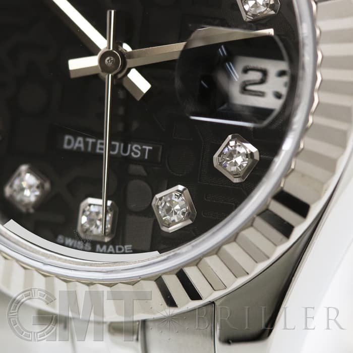 ROLEX ロレックス デイトジャスト 179174G ブラック コンピューター ランダムシリアル 16