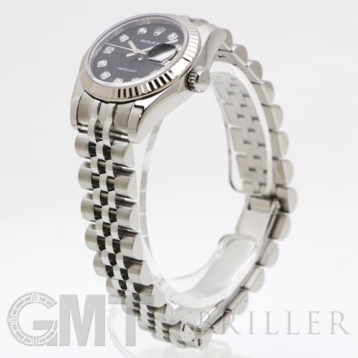 ROLEX ロレックス デイトジャスト 179174G ブラック コンピューター ランダムシリアル 17