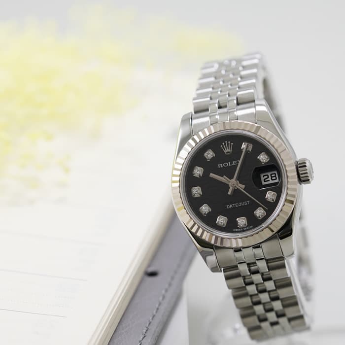 ROLEX ロレックス デイトジャスト 179174G ブラック コンピューター ランダムシリアル 2