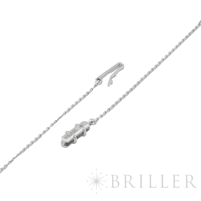 CARTIER カルティエ トリニティ ルバン ネックレス 0.72Ct ダイヤモンド ホワイトゴールド 11