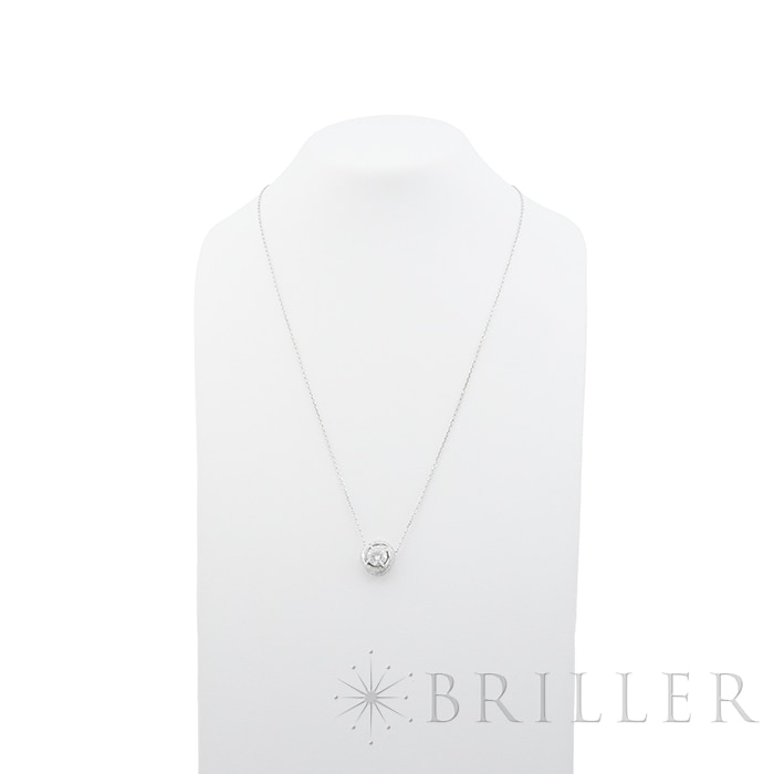CARTIER カルティエ トリニティ ルバン ネックレス 0.72Ct ダイヤモンド ホワイトゴールド 13
