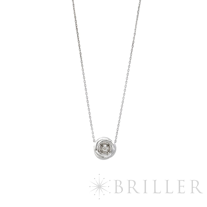 CARTIER カルティエ トリニティ ルバン ネックレス 0.72Ct ダイヤモンド ホワイトゴールド 1