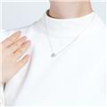 CARTIER カルティエ トリニティ ルバン ネックレス 0.72Ct ダイヤモンド ホワイトゴールド 14