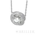 CARTIER カルティエ トリニティ ルバン ネックレス 0.72Ct ダイヤモンド ホワイトゴールド 4